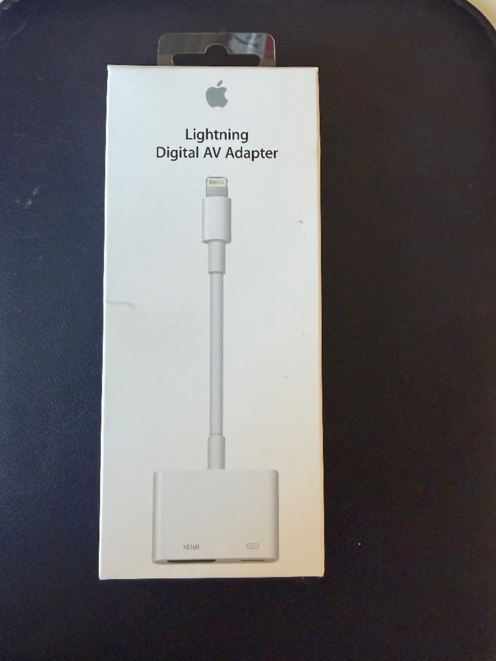 NWT Genuine Apple Lightning Digital AV Adapter HDMI iPhone iPad MD826AM/A